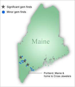 Maine Gem Map