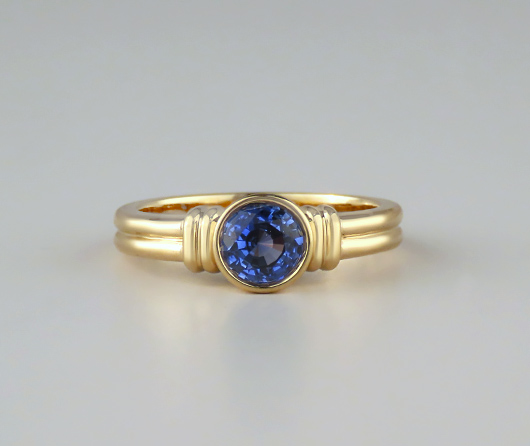 Lady Captain's Blue Sapphire Ring - Cross Jewelers