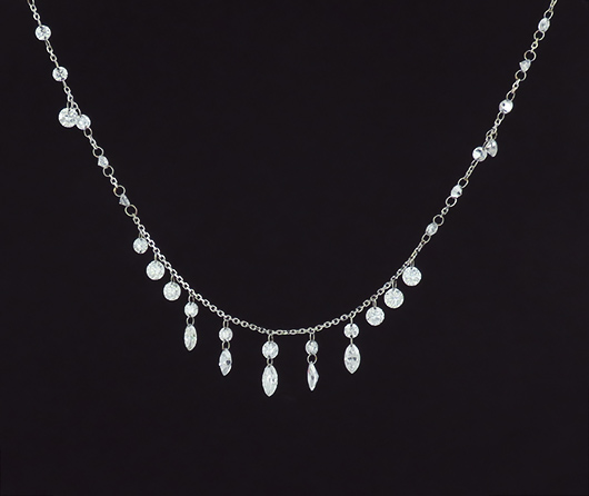 Spiderweb Diamonds Choker Necklace