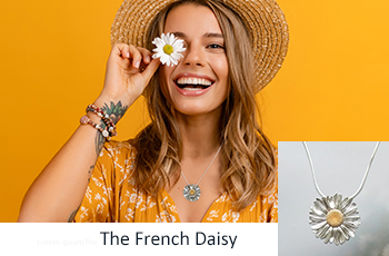 The French Daisy Necklace