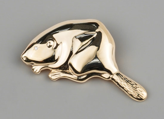 Small Bites, Big Dreams Beaver Pin
