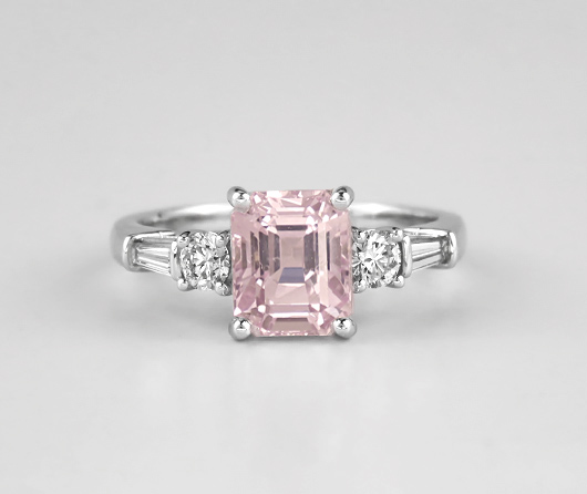 Kennebunkport Whisper Pink Sapphire & Diamond Ring