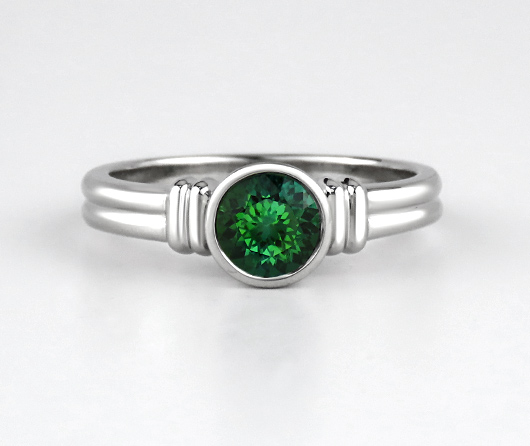 Lady Captain’s Green Maine Tourmaline Ring