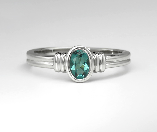 Lady Captain’s Teal Maine Tourmaline Ring