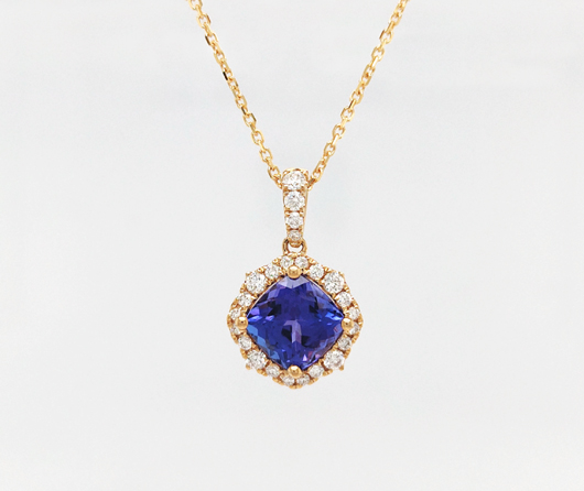 I’m Going to Share a Secret Tanzanite & Diamond Necklace
