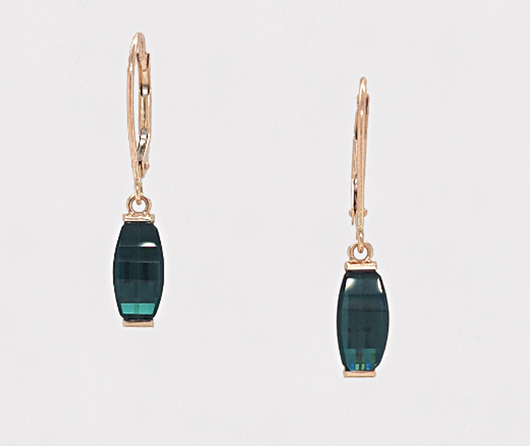 Eureka Blue Maine Tourmaline Earrings