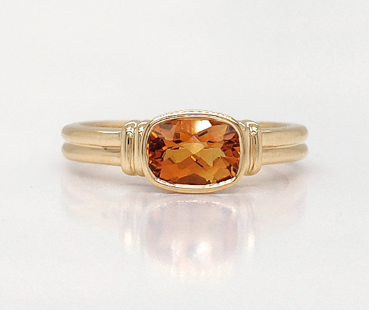 Lady Captain’s Atlantic Sunrise Citrine Ring