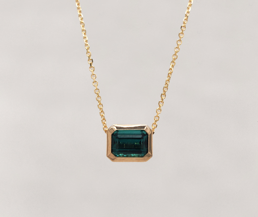 Simply Blue Maine Tourmaline Necklace