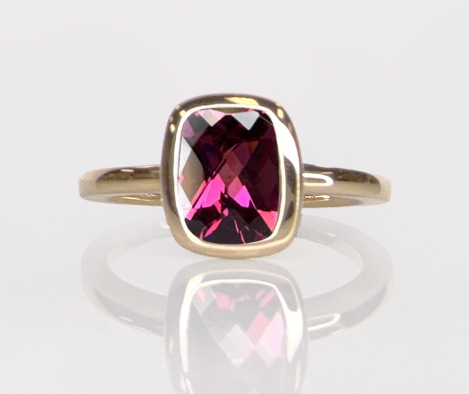 Rhodolite Garnet Ring
