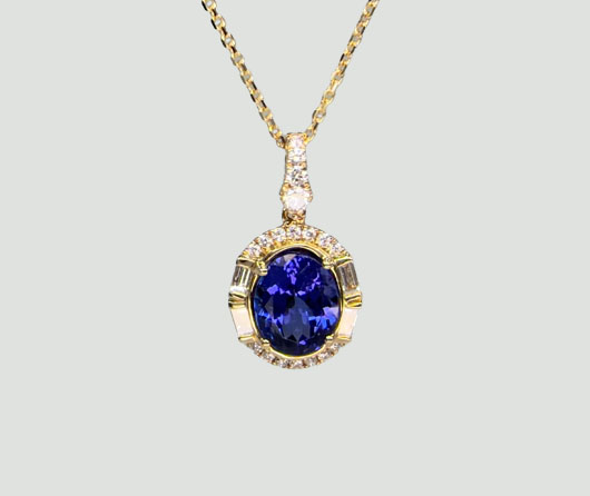 Tanzanite & Diamond Necklace