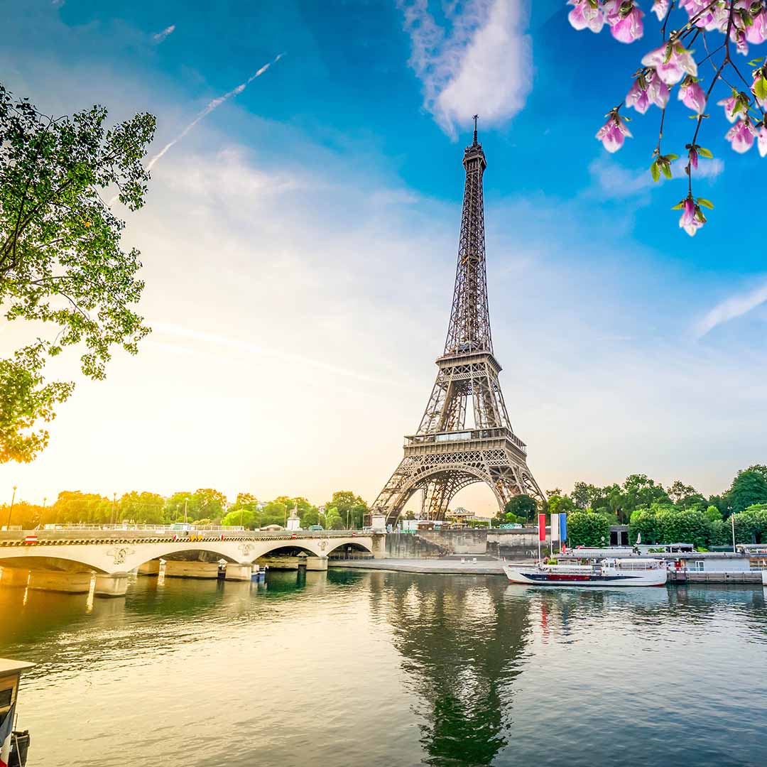 Eiffel Tower in Spring
