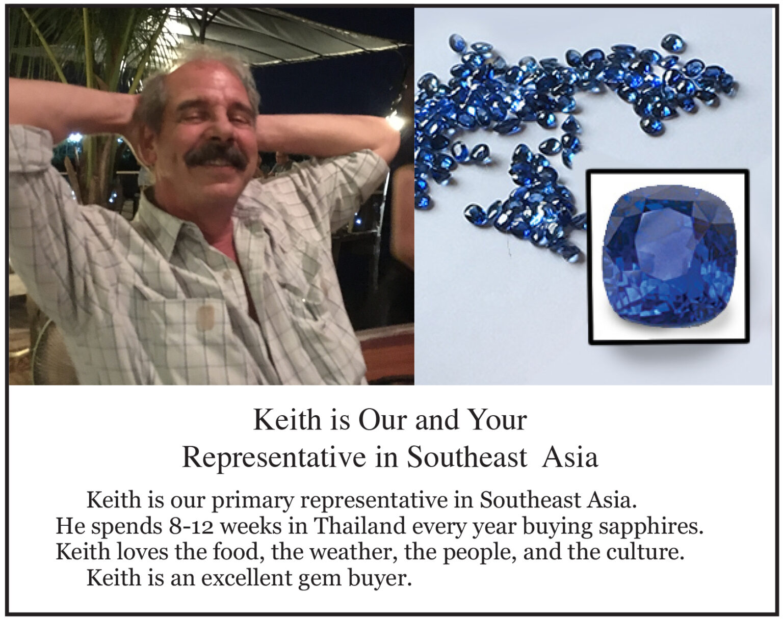 From Sea to Shining Sea Blue Sapphire & Diamond Ring - Cross Jewelers